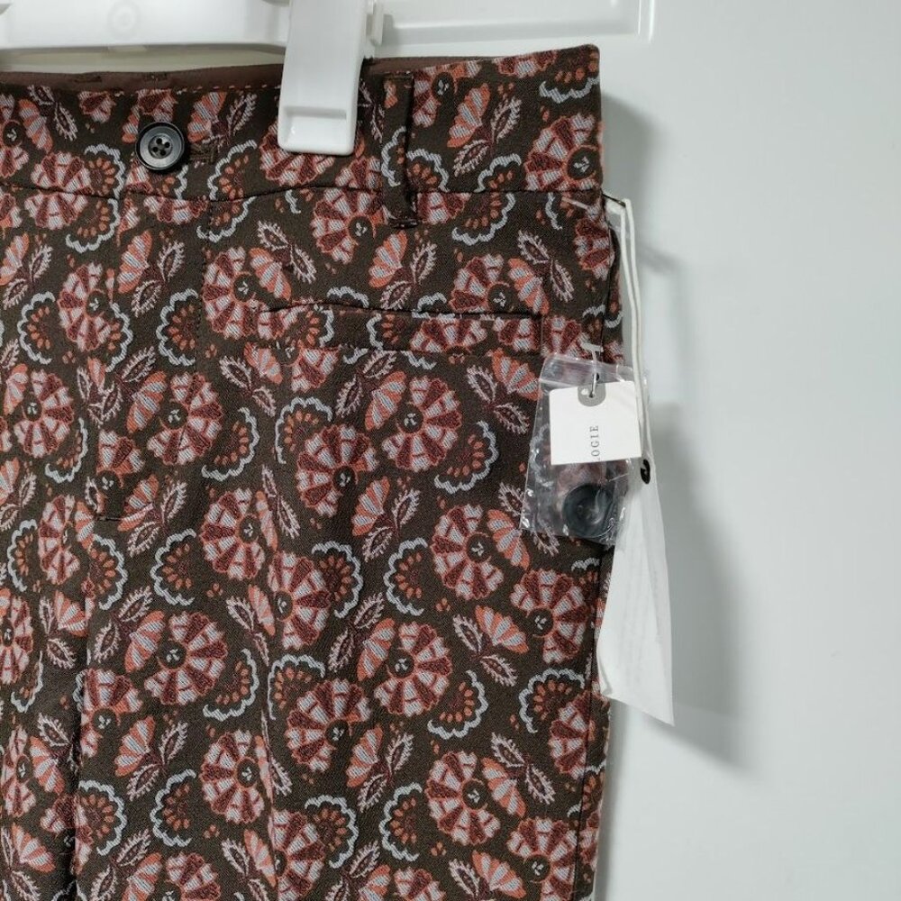Anthropologie Slim Fit Pasley Floral Prairie Print Boho Festival Trouser  2 - Picture 6 of 12
